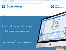 Tablet Screenshot of dentadmin.com